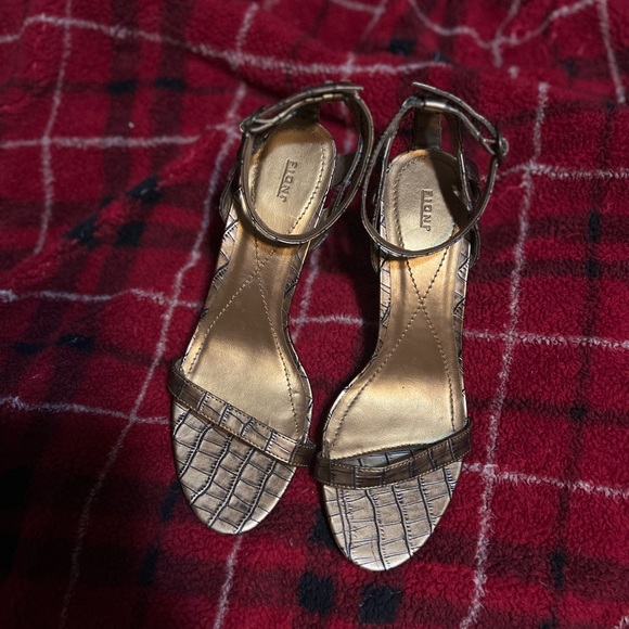 Brown Ankle Strap Fioni Heels - Picture 5 of 8